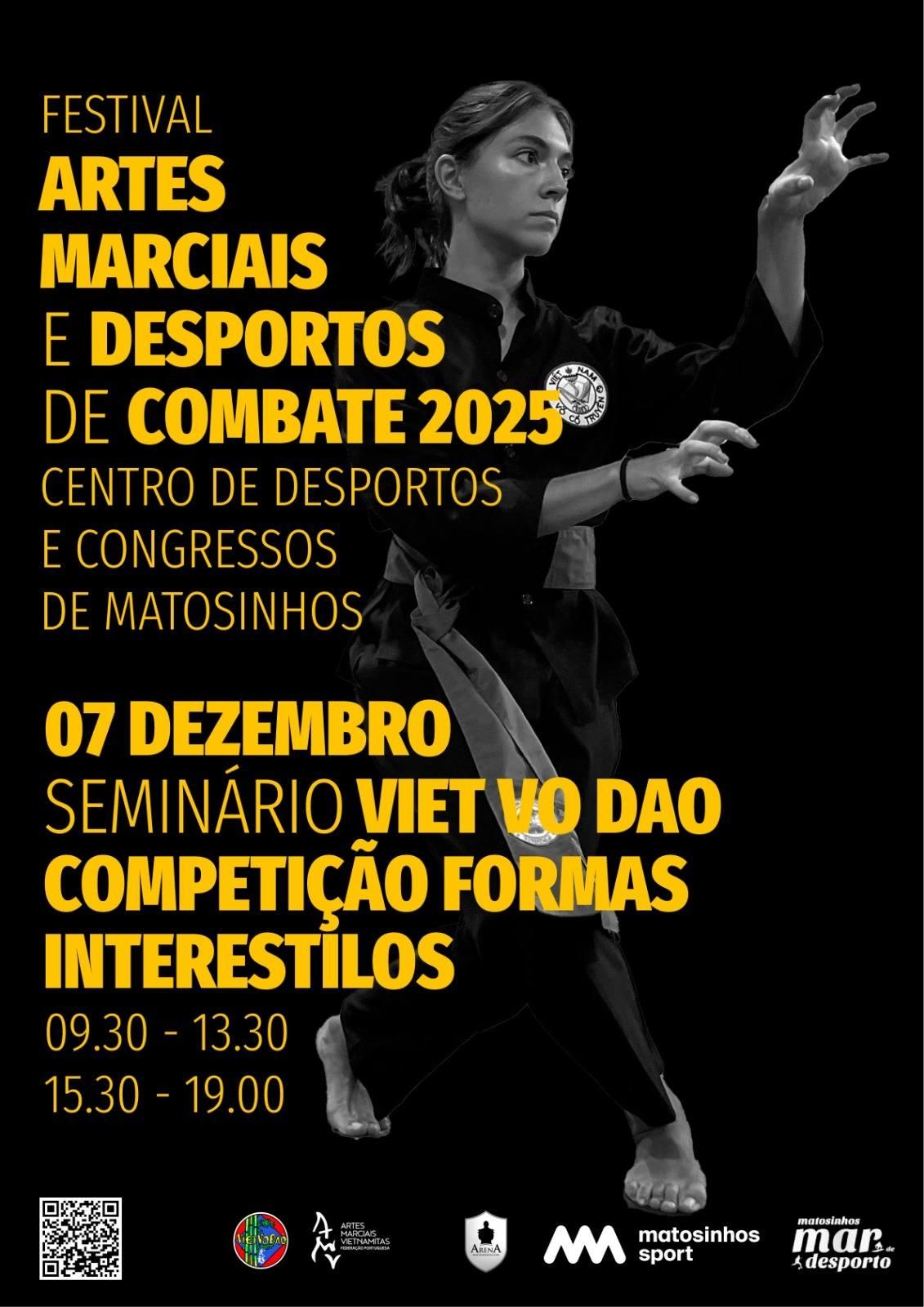 Cartaz Troféu dos Veneráveis 2025 - Festival de Artes Marciais